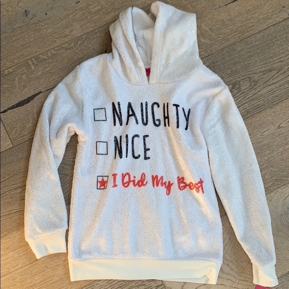New with tags super soft pullover sparkle hoodie